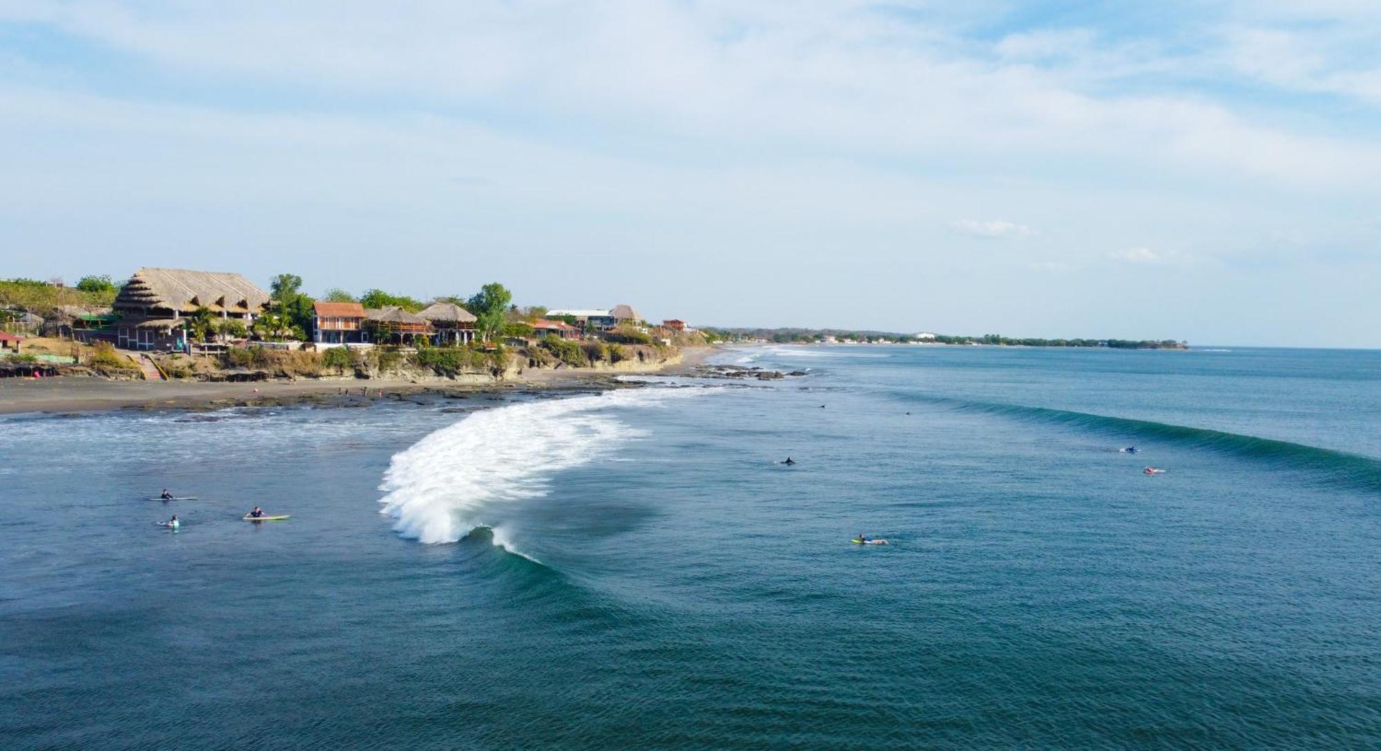 Miramar Surfcamp Villa Puerto Sandino Exteriör bild